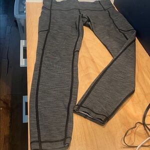 lululemon “speed you up” Charcoal Joggers